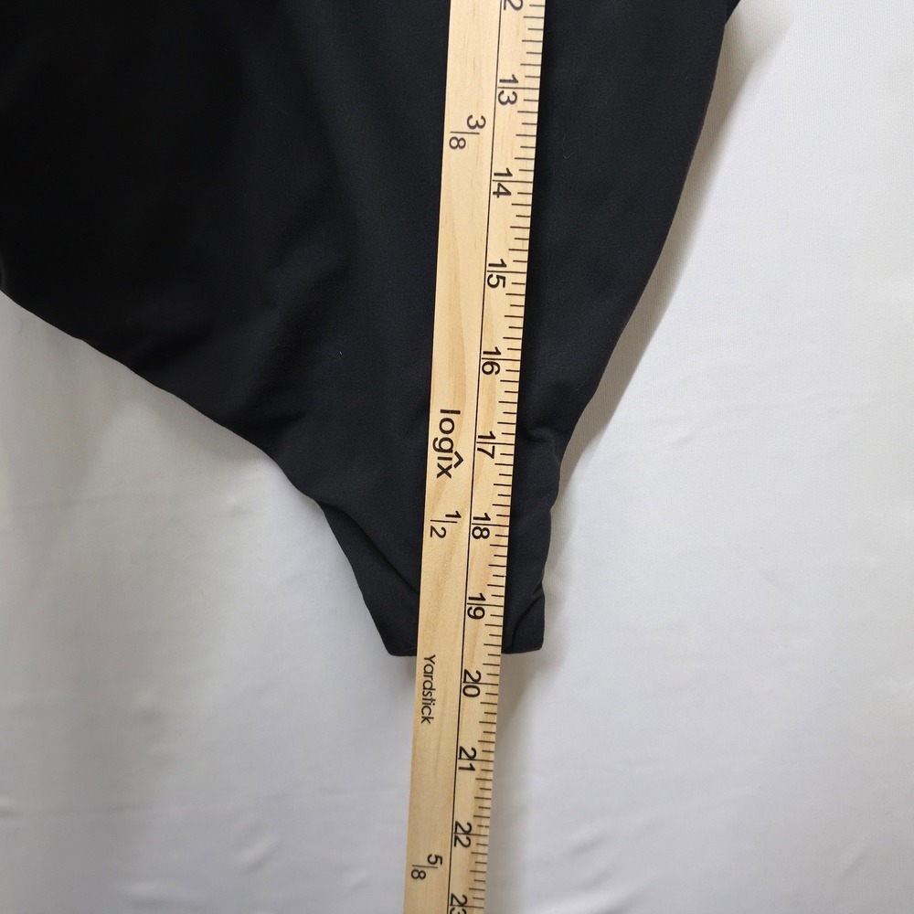 Auden Luxury Collection Padded Cup Seamless Thong Bodysuit Black Small S - Picture 9 of 11